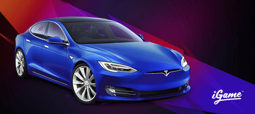 iGame arvonta voita Tesla Model S auto